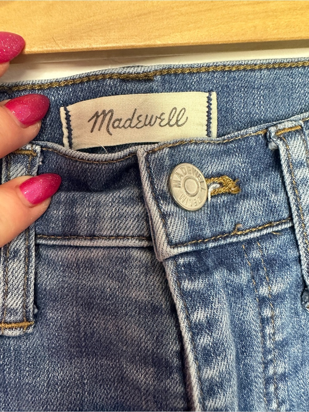 Madewell High-Rise Light Blue Denim Jeans